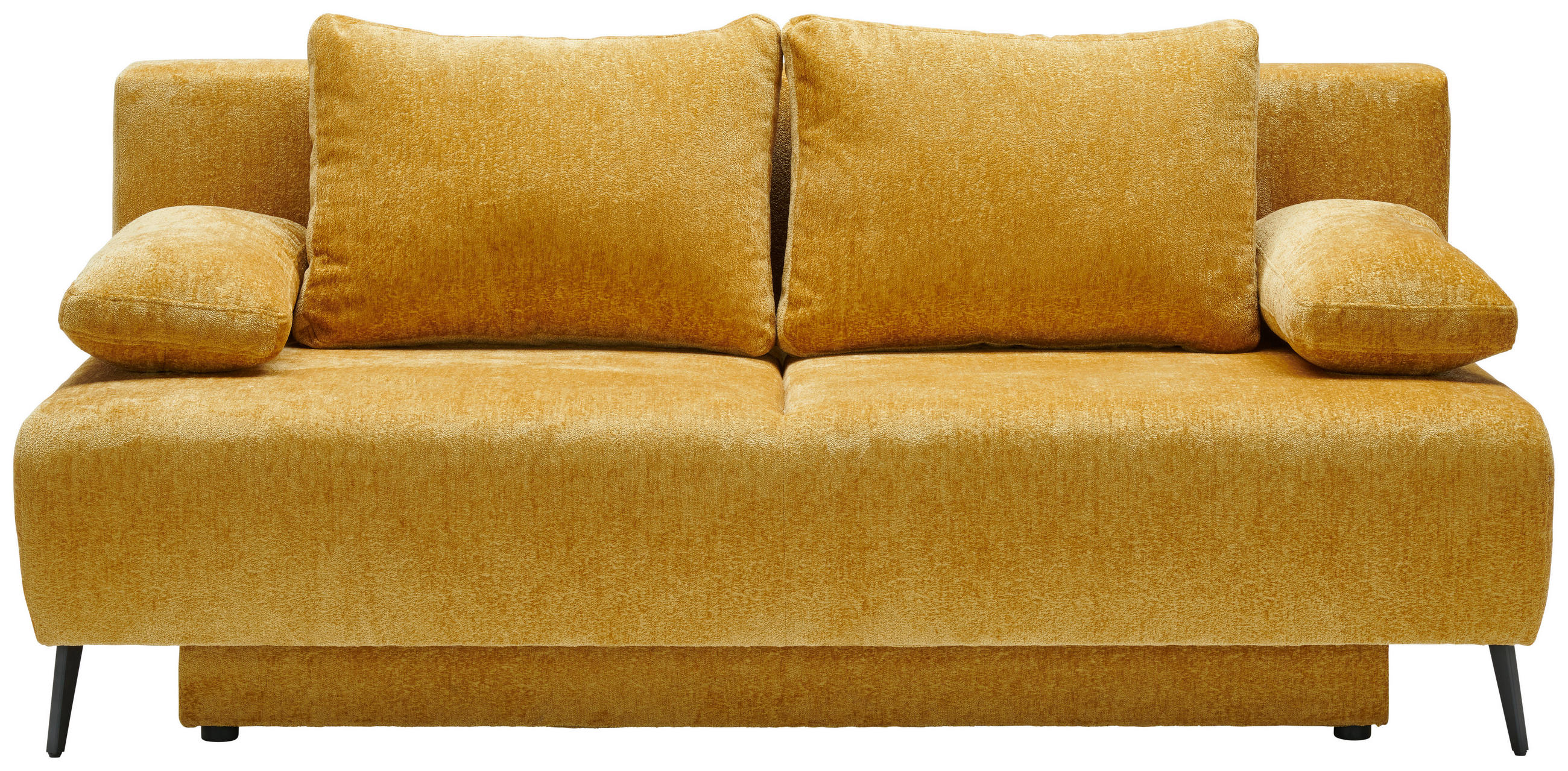 SCHLAFSOFA in Webstoff Gelb  - Gelb/Schwarz, Design, Kunststoff/Textil (200/90/100cm) - Ti'me