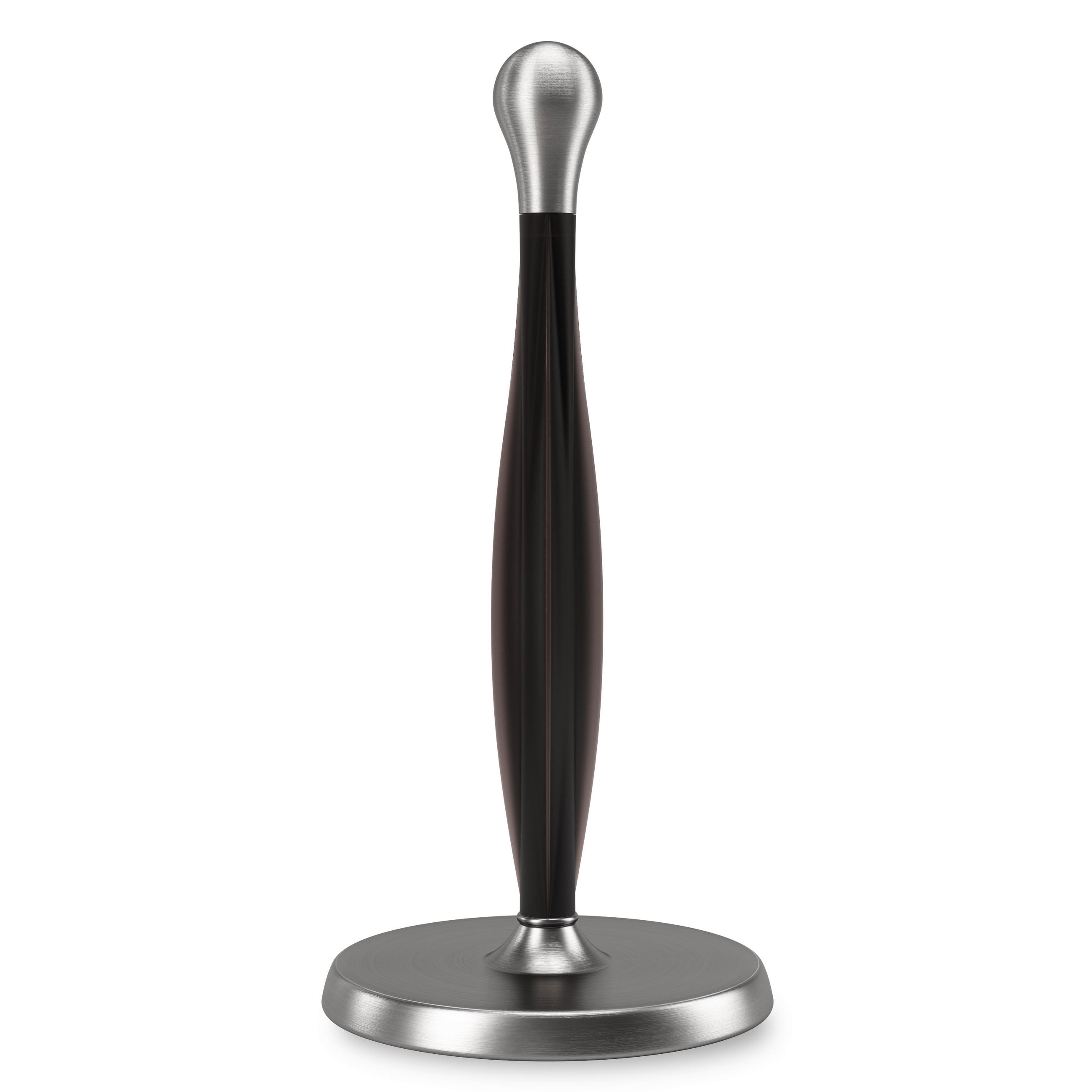 DRŽAČ ROLE KUHINJSKOG PAPIRA Tug  - srebrne boje/crna, Basics, metal/plastika (17/34/17cm) - Umbra