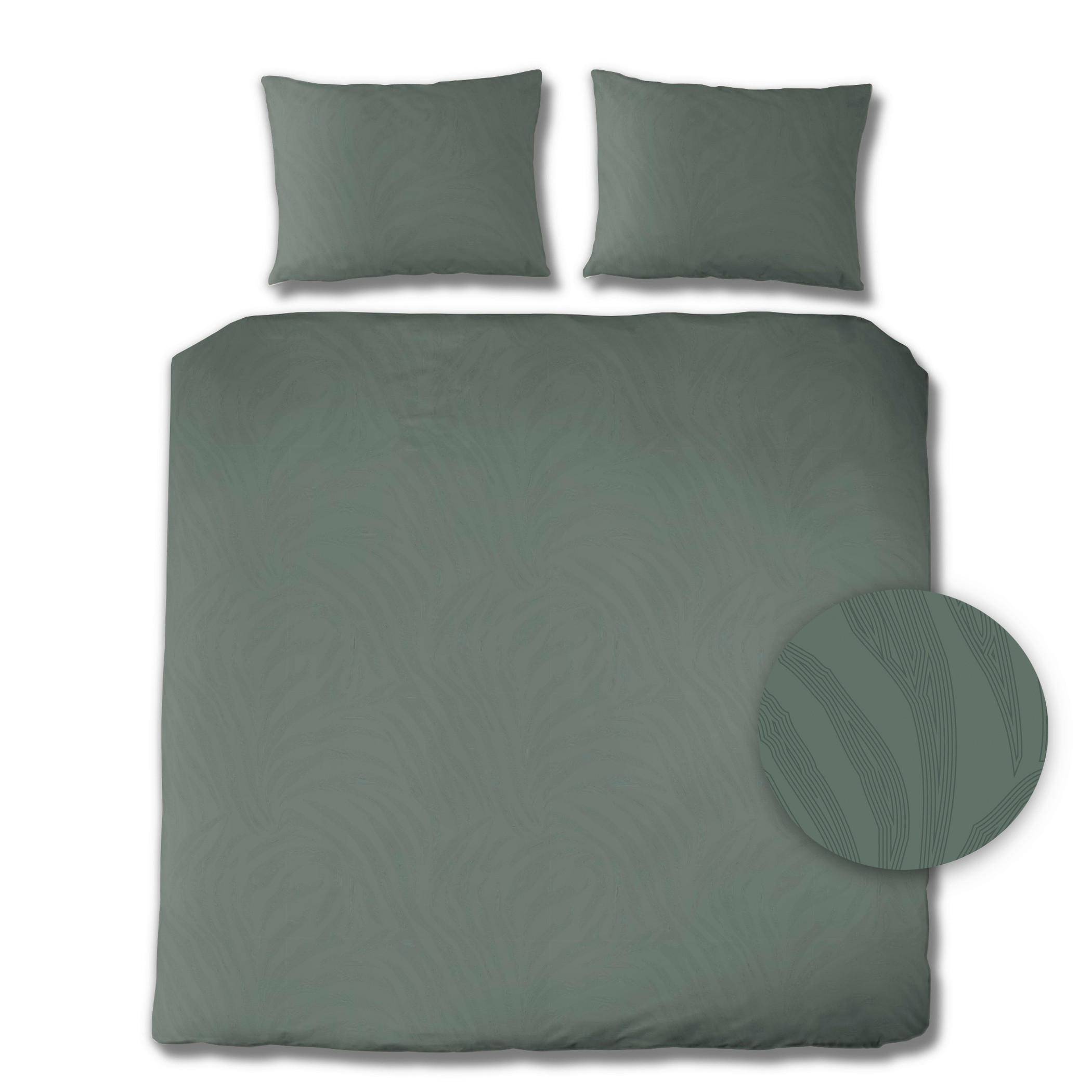 BETTWÄSCHE Flanell 200/200 cm  - Dunkelgrün, Design, Textil (200/200cm) - Florella