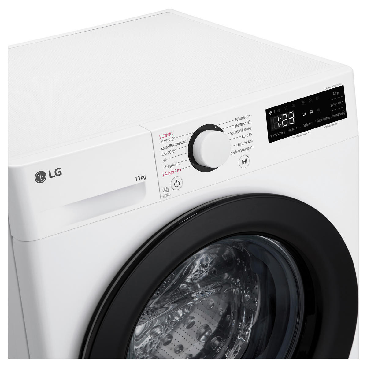 WASCHMASCHINE F4WR4016  - Weiß, Trend, Kunststoff/Metall (60/85/62cm) - LG