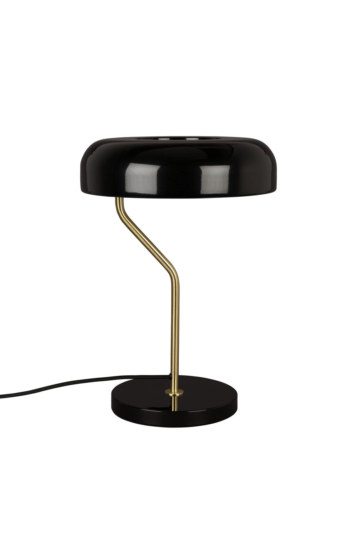 TISCHLEUCHTE ECLIPSE 30/42 cm   - Schwarz/Bronzefarben, LIFESTYLE, Metall (30/42cm) - Dutchbone