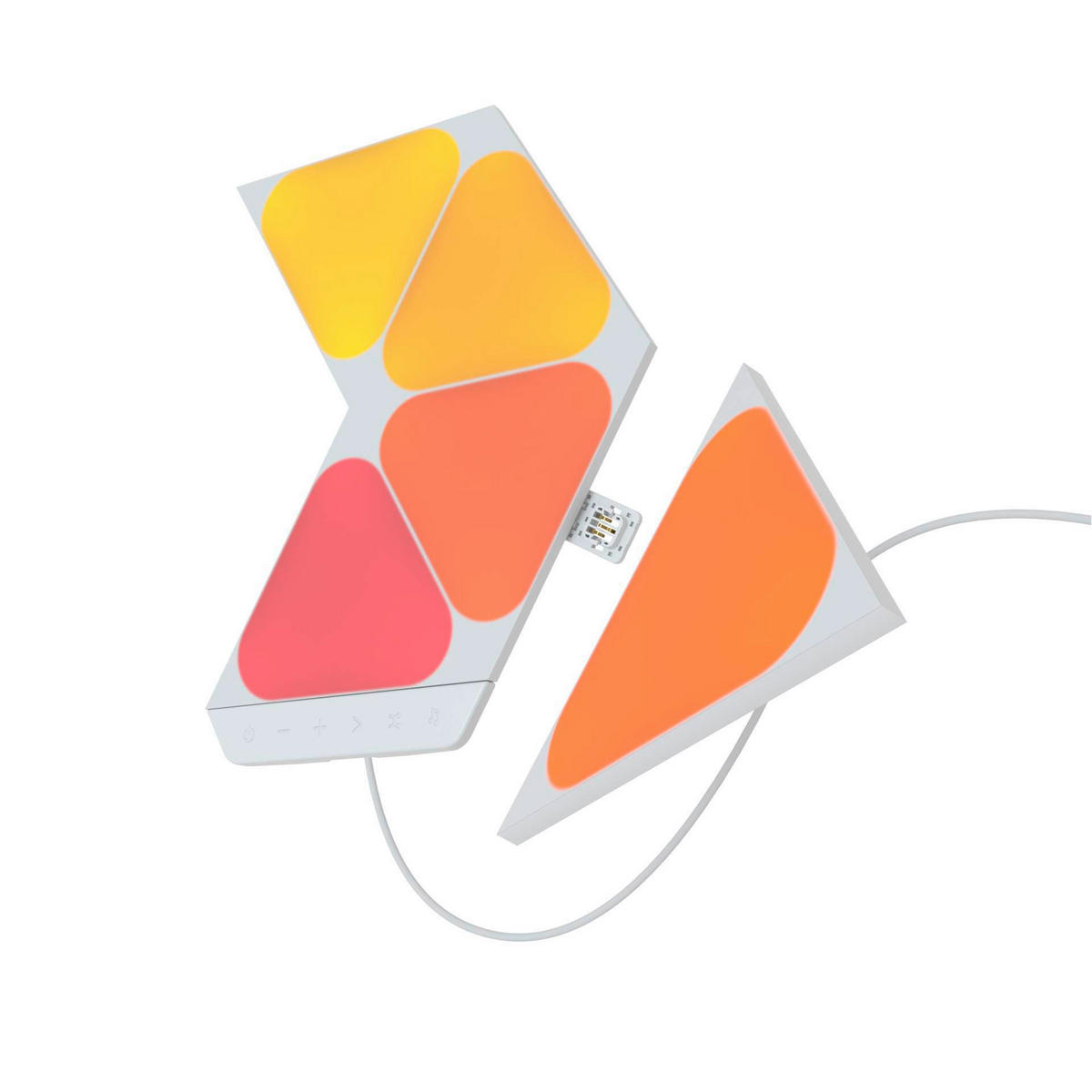 Nanoleaf Triangles 5er Mini NANOLEAF 10/11,5/0,6 cm   - Weiß, Basics, Kunststoff (10/11,5/0,6cm)