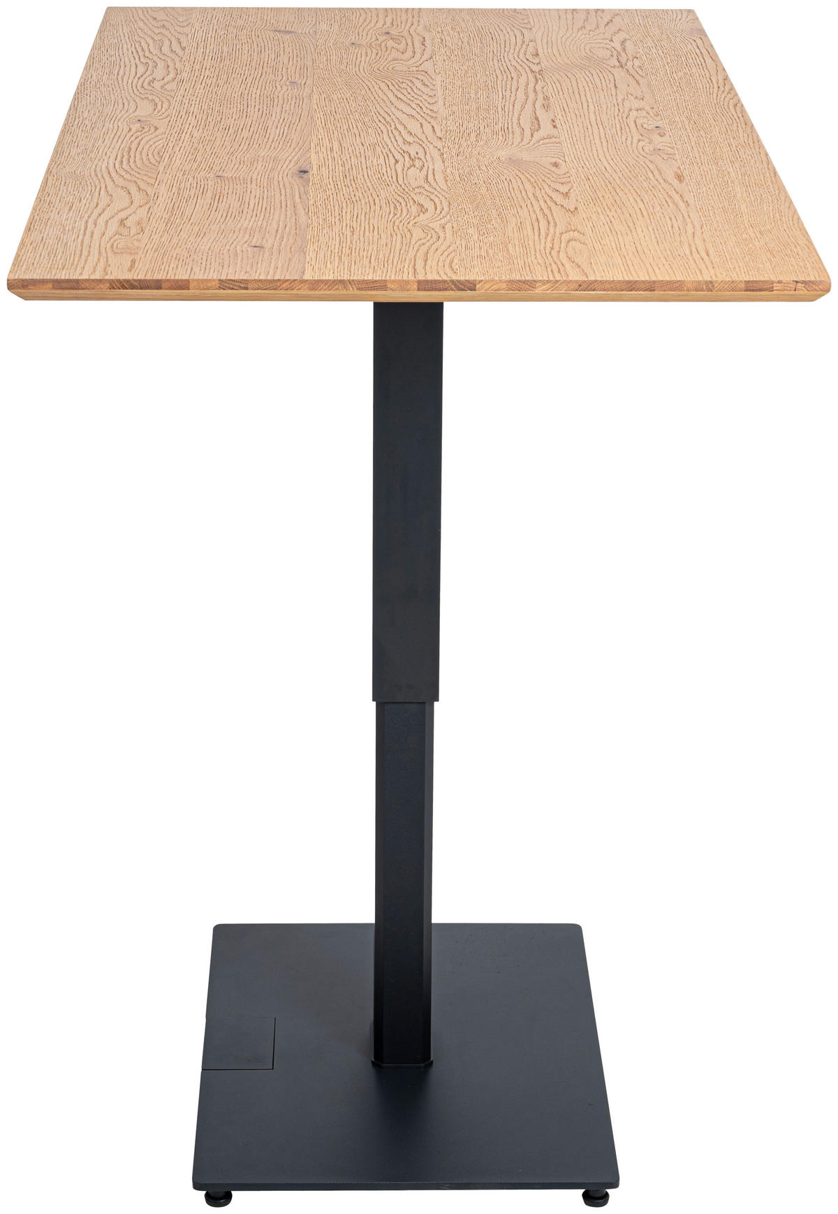 ESSTISCH in Holz, Metall, Holzwerkstoff 120/70/76-111 cm  - Eichefarben/Schwarz, MODERN, Holz/Holzwerkstoff (120/70/76-111cm) - Valdera