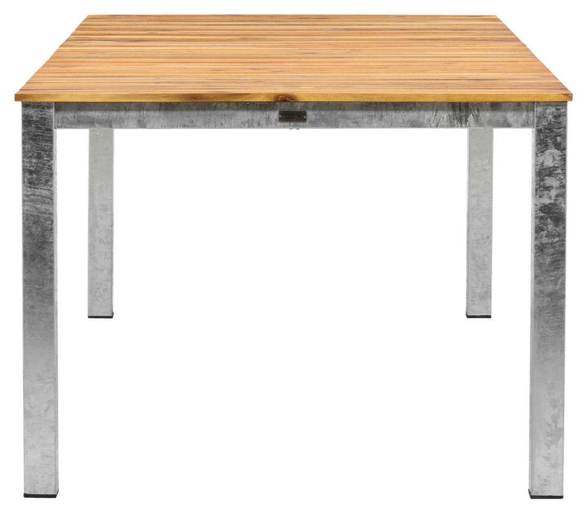 UTEBORD trä, metall rektangulär  - akaciefärgad/zinkfärgad, Klassisk, metall/trä (200/100/74cm) - Gardenson