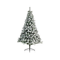 WEIHNACHTSBAUM 180 cm  - Weiss/Grün, Lifestyle, Kunststoff/Metall (180cm) - X-Mas