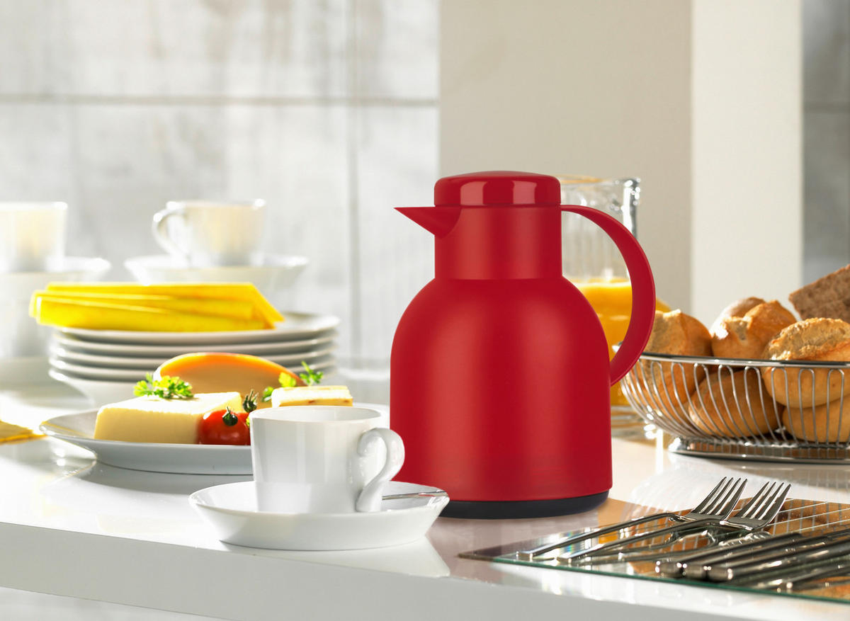 TERMOSKANNA   1 l  - röd, Design, metall/plast (1l) - Tefal