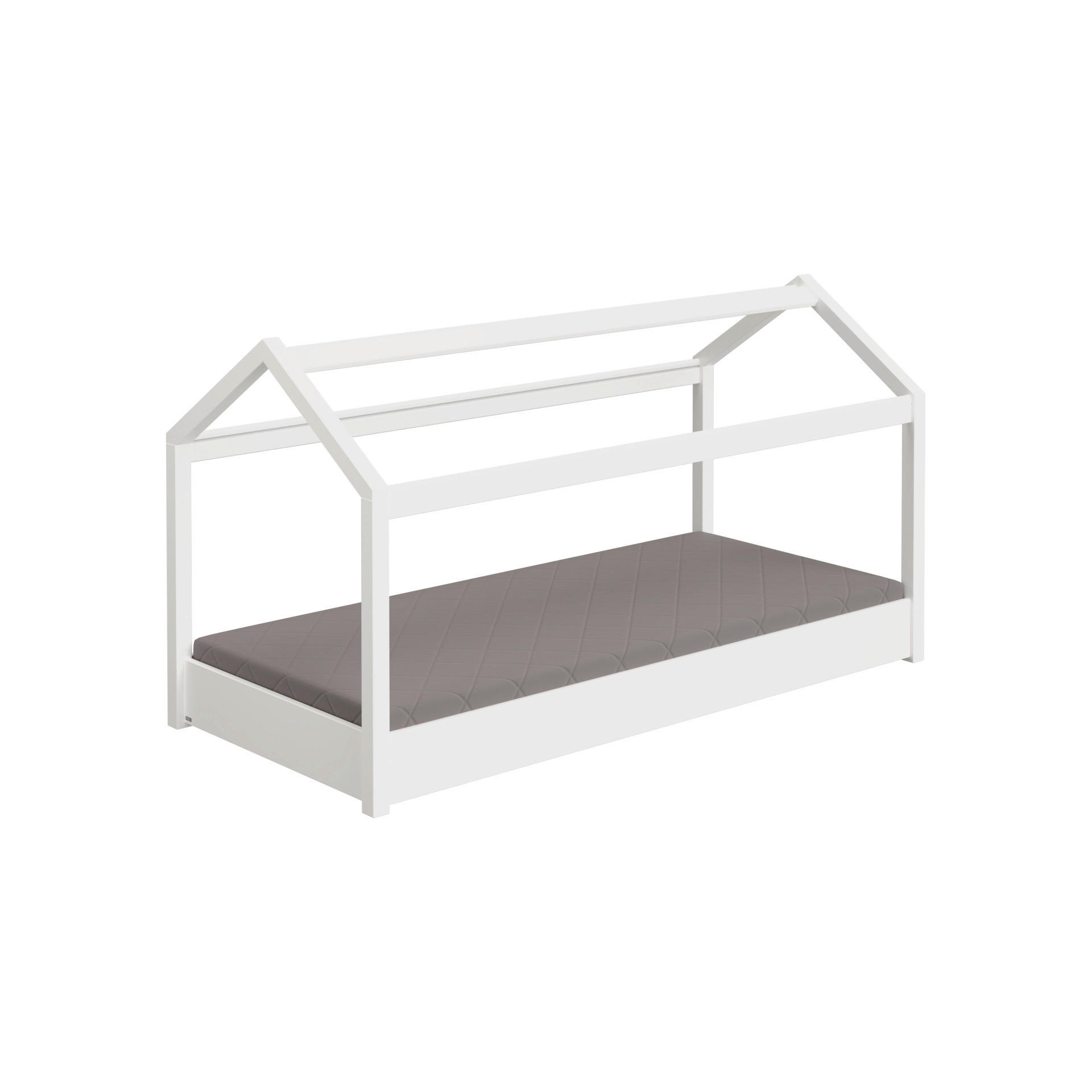 HAUSBETT 90/200 cm  - Weiß, Design, Holz (90/200cm) - Paidi