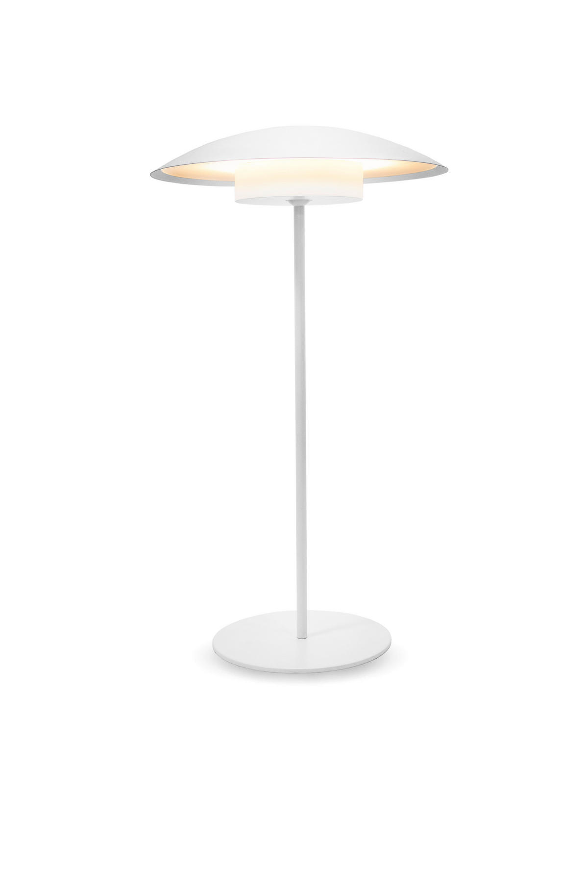 LED-AUßENLEUCHTE Sardinia 22/40/22 cm   - Weiß, Basics, Metall (22/40/22cm) - New Garden