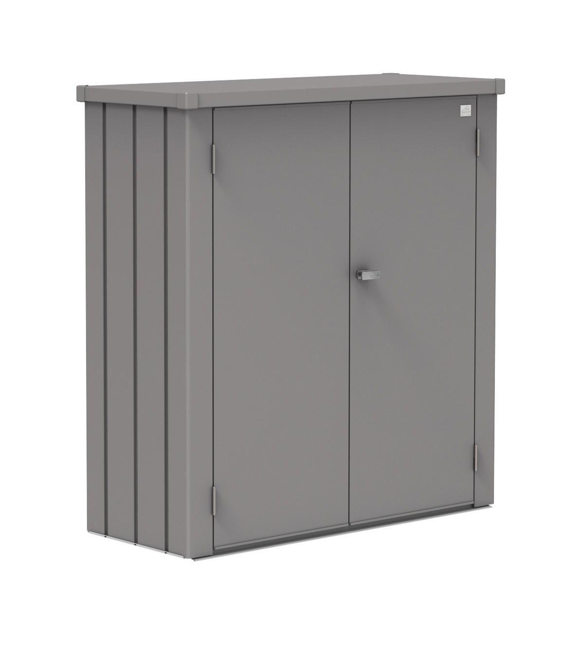 GERÄTESCHRANK 132/140/57 cm  - Grau, Design, Metall (132/140/57cm) - Biohort