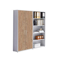 AKTENSCHRANK Grau, Eichefarben  - Eichefarben/Grau, MODERN, Holzwerkstoff (168,8/185,6/33cm) - MID.YOU