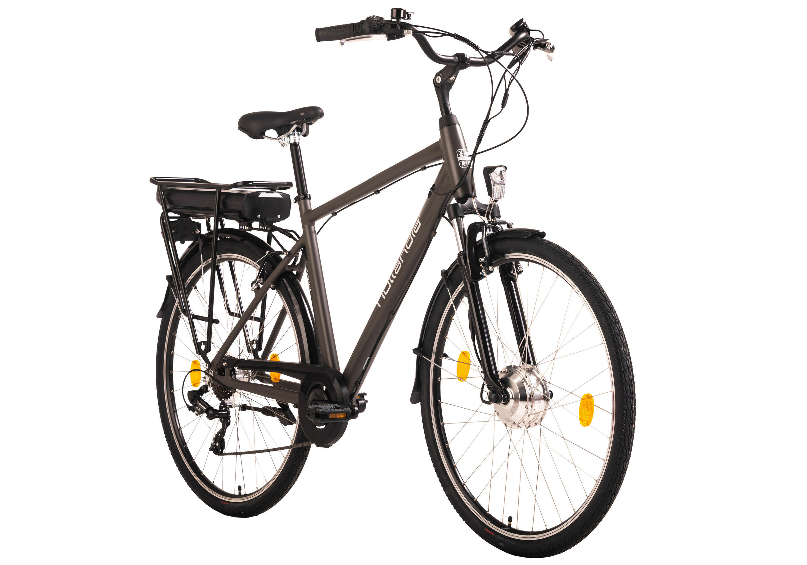 ELEKTROFAHRRAD - Grau, Basics, Metall (21/116/188cm) - Atrigo