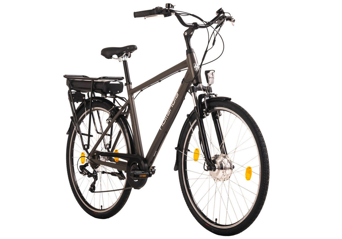 ELEKTROFAHRRAD - Grau, Basics, Metall (21/116/188cm) - Atrigo