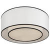DECKENLEUCHTE 60 W     - Weiss, Basics, Textil/Metall (52/18/52cm) - MAYTONI
