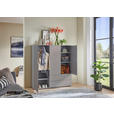 HIGHBOARD  in 130/140/40 cm  - Silberfarben/Hellgrau, KONVENTIONELL, Holzwerkstoff/Kunststoff (130/140/40cm) - Carryhome
