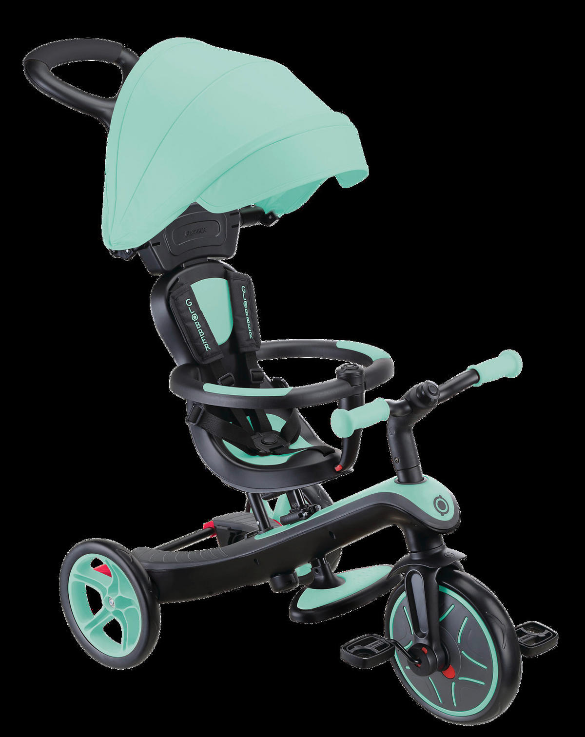 DREIRAD EXPLORER TRIKE 4in1  - Mintgrün, Basics, Kunststoff (95/47/97,5cm) - GLOBBER