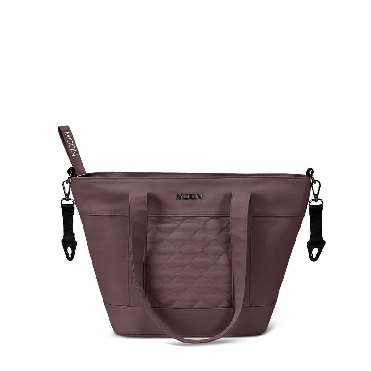 WICKELTASCHE V-Shape Bag  - Dunkelbraun, Basics, Textil (41/16/28cm) - Moon