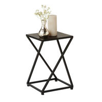 BLUMENSTÄNDER Metall 25/25/40 cm   - Schwarz, Lifestyle, Metall (25/25/40cm) - Landscape