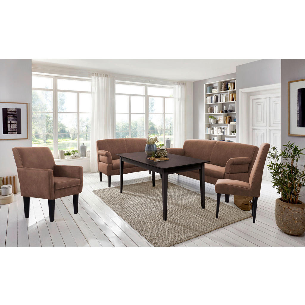 Thumbnail - Sit & More 3-Sitzer-Sofa, Cognac, Textil, Buche, 182x97x78 cm, Goldenes M, DGM-Klimapakt, Oeko-Tex® Standard 100, Made i...