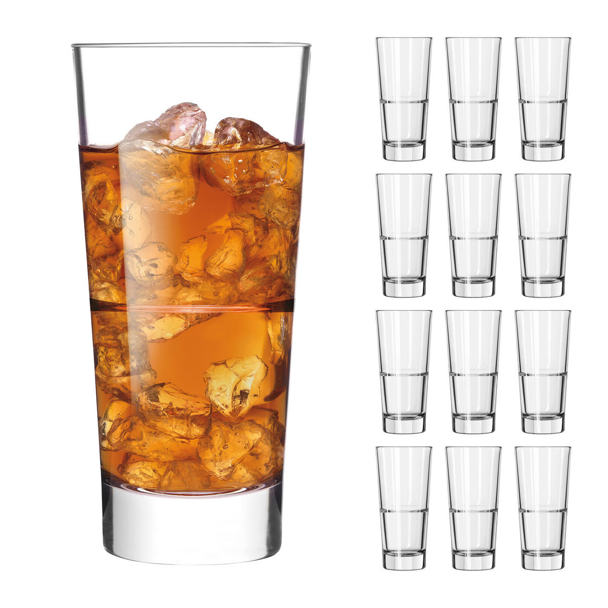 GLÄSERSET Endeavor  12-teilig  - Klar, Basics, Glas (7,5/16cm)