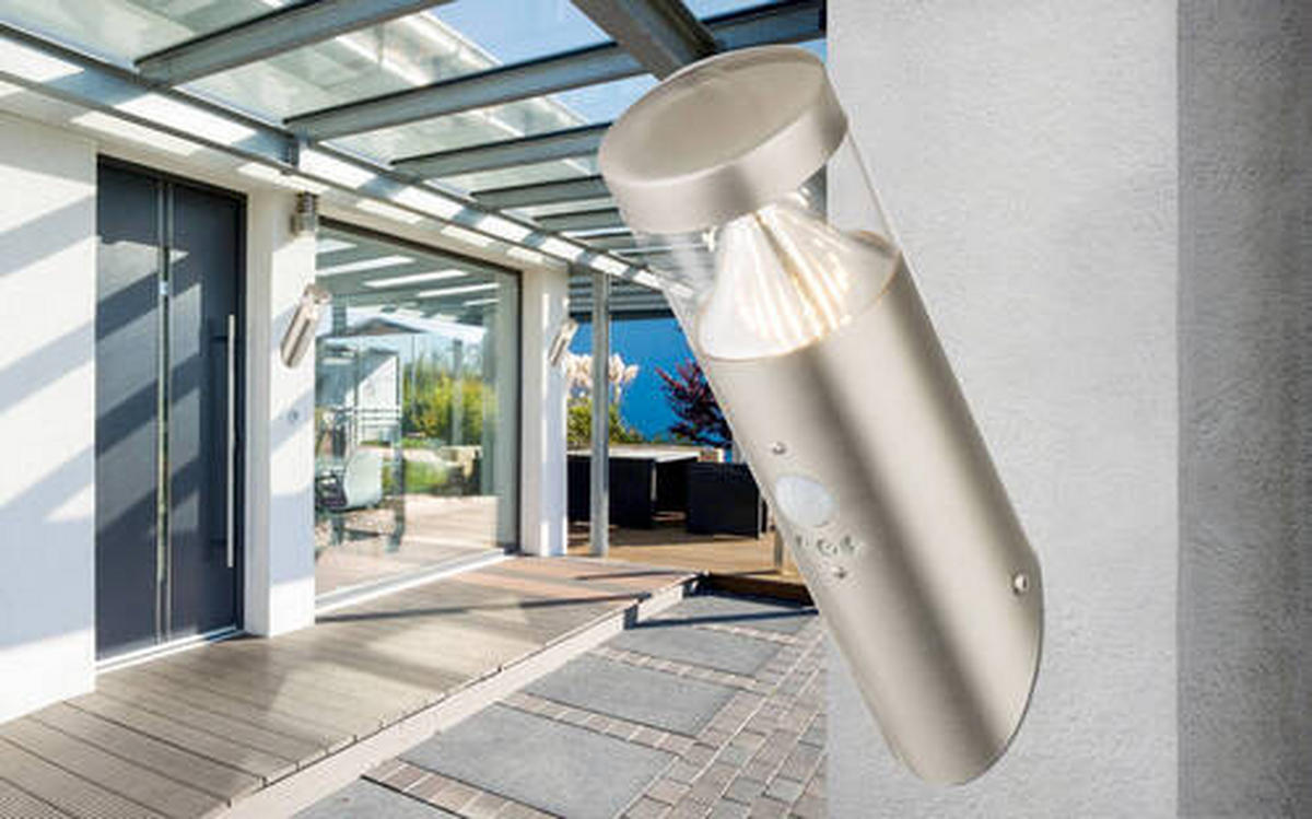 ZUNANJA STENSKA SVETILKA        8/24 cm       - prozorno, Basics, kovina/umetna masa (8/24cm) - Globo