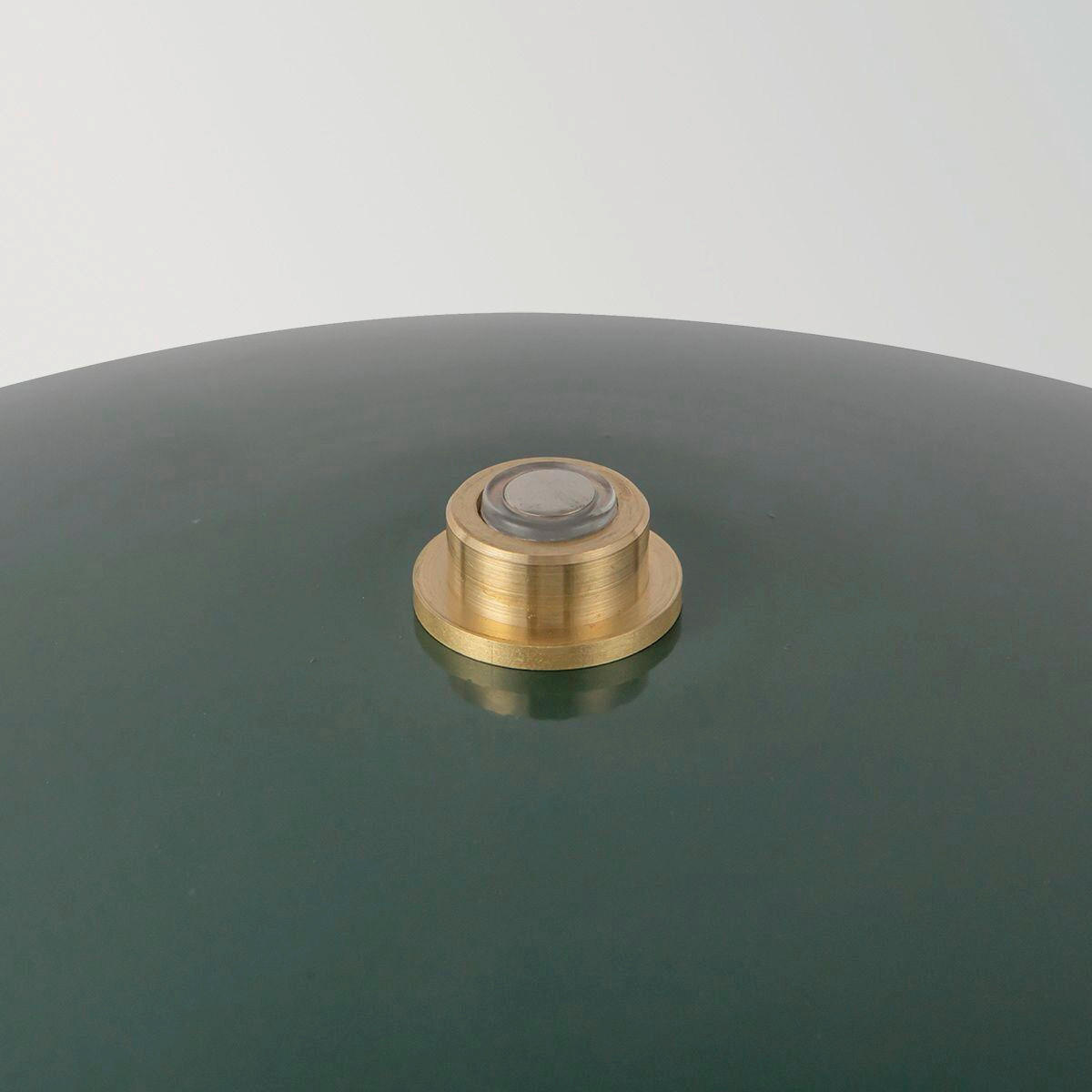 LED-TISCHLEUCHTE Alora Mood 30,5/35,2 cm  - Dunkelgrün, Design, Metall (30,5/35,2cm) - Elstead Lighting