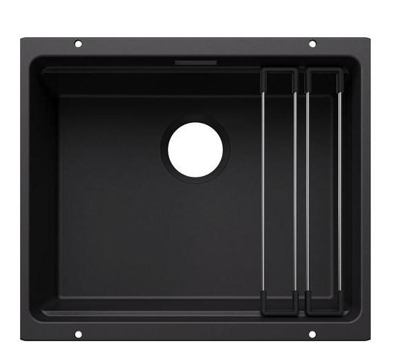 SPÜLE Etagon  - Schwarz, Basics, Stein (53/20/46cm) - Blanco
