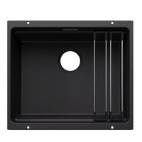 SPÜLE Etagon  - Schwarz, Basics, Stein (53/20/46cm) - Blanco