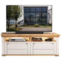 LOWBOARD Kaschmir, Eiche Artisan  165/61/53 cm  - Kaschmir/Eiche Artisan, Romantik / Landhaus, Holzwerkstoff/Kunststoff (165/61/53cm) - Landscape