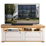 LOWBOARD Kaschmir, Eiche Artisan  165/61/53 cm  - Kaschmir/Eiche Artisan, ROMANTIK / LANDHAUS, Holzwerkstoff/Kunststoff (165/61/53cm) - Landscape