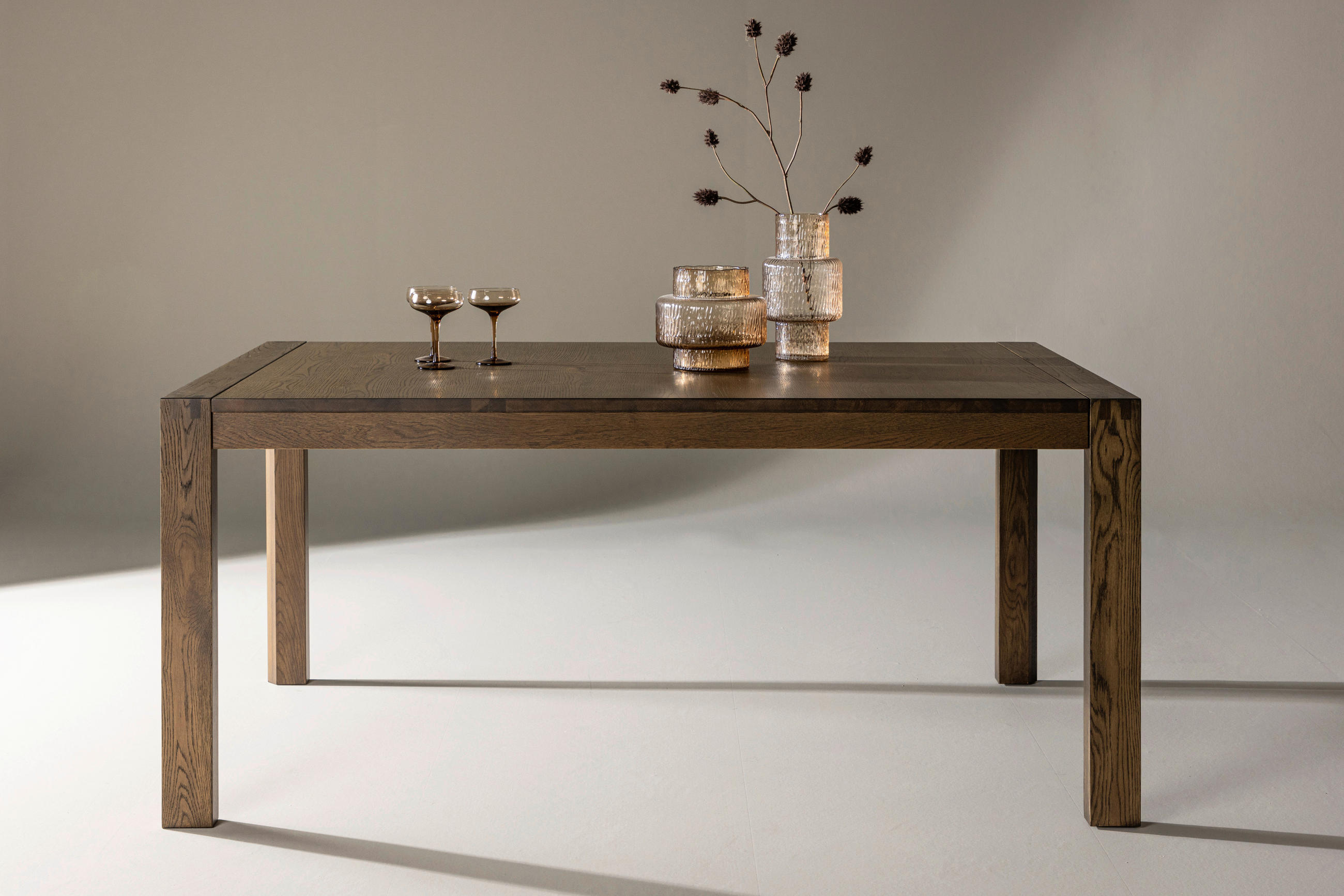 ESSTISCH Eiche teilmassiv rechteckig Eichefarben  - Eichefarben, Design, Holz (170/95/75cm) - Livetastic
