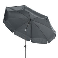 SONNENSCHIRM 200 cm Anthrazit  - Anthrazit, Basics, Textil/Metall (200cm) - Doppler