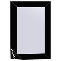 WANDSPIEGEL 80/120/4,5 cm    in rechteckig  - Schwarz, Trend, Glas/Holzwerkstoff (80/120/4,5cm) - Xora