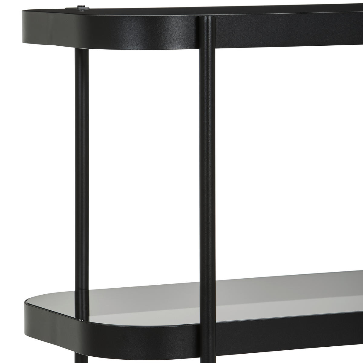 REGAL Grau, Schwarz  - Schwarz/Grau, Trend, Glas/Metall (80/160/38cm) - Novel