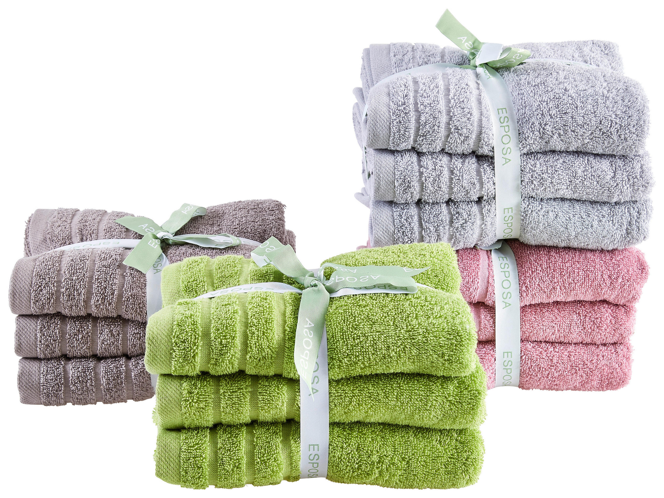FROTTÍR TÖRÖLKÖZŐ SZETT 50/90 cm mauve  - mauve, Basics, textil (50/90cm) - Esposa