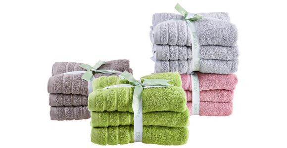 FROTTIERSET 50/90 cm Grün - Grün, Basics, Textil (50/90cm) - Esposa