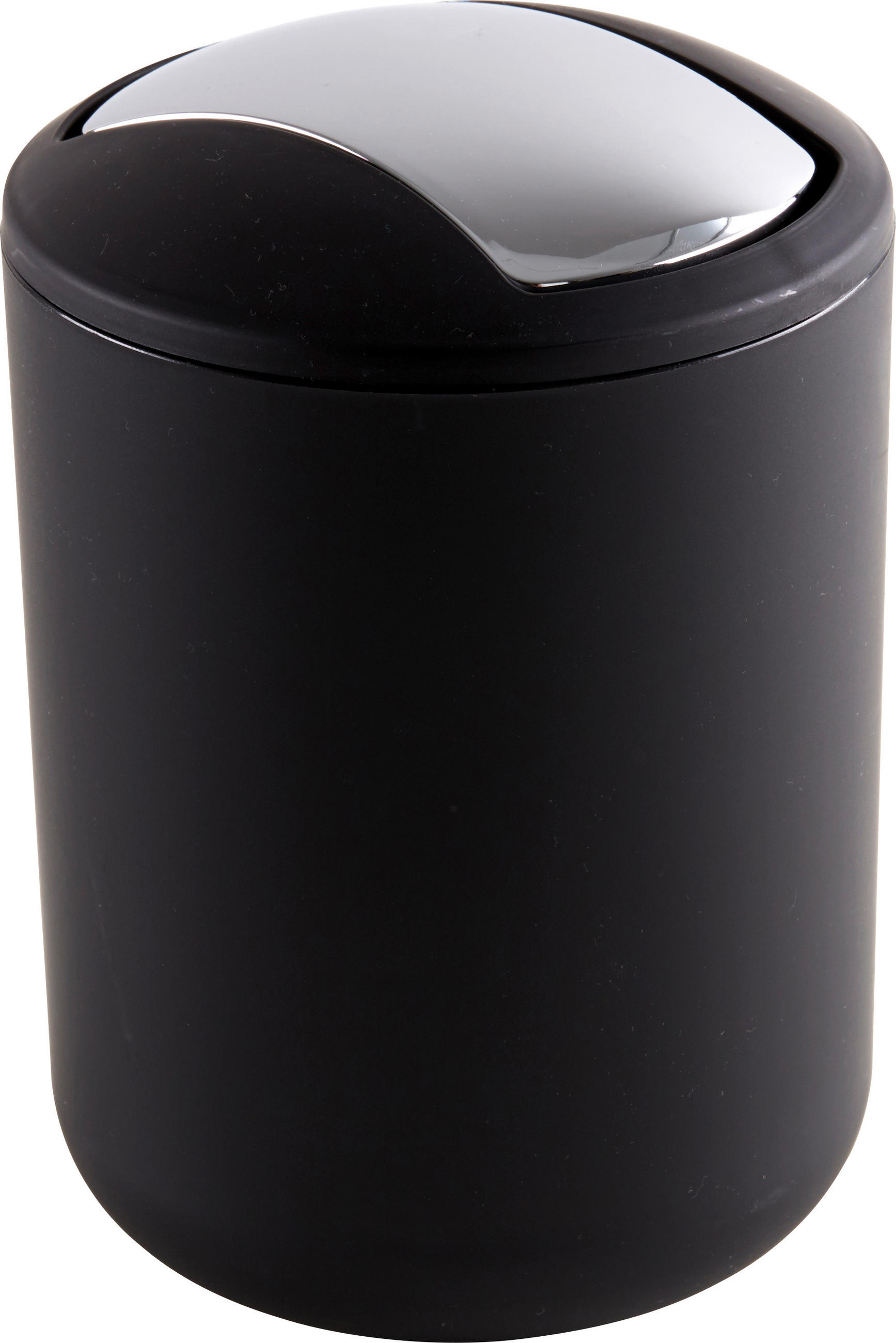 KOŠ NA KOSMETICKÉ POTŘEBY, 2 l - černá, Basics, plast (14/21cm)