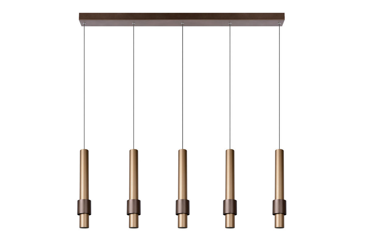 LED-HÄNGELEUCHTE 103/8/169 cm  - Cappuccino, Design, Metall (103/8/169cm) - Lucide