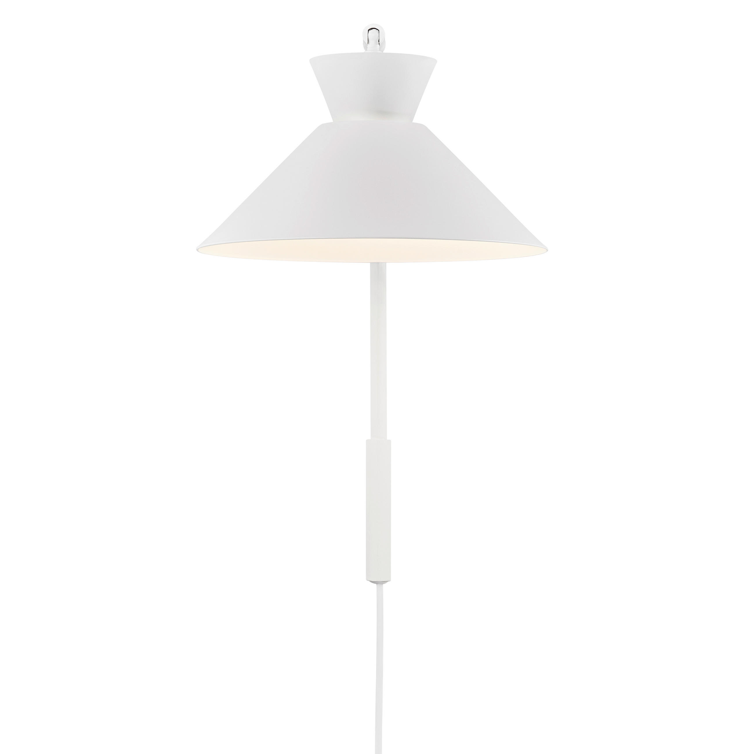 WANDLEUCHTE Dial 25/40,2 cm   - Weiß, KONVENTIONELL, Metall (25/40,2cm) - Nordlux
