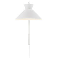 WANDLEUCHTE Dial 25/40,2 cm   - Weiß, KONVENTIONELL, Metall (25/40,2cm) - Nordlux