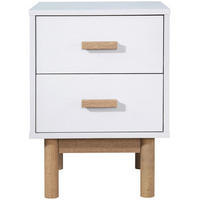 NACHTTISCH 40/55/44 cm  - Eichefarben/Weiß, Design, Holz/Holzwerkstoff (40/55/44cm) - MID.YOU