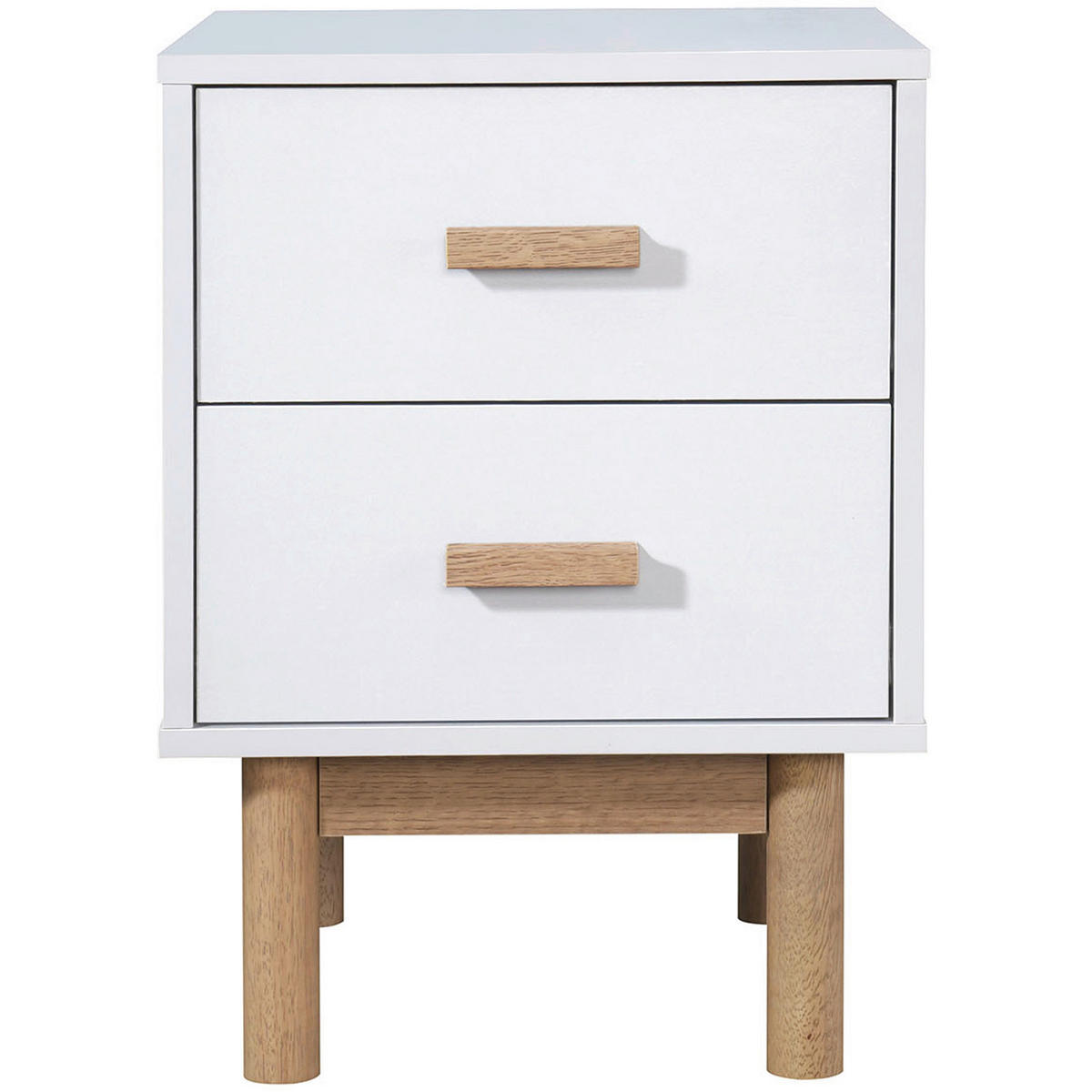 NACHTTISCH 40/55/44 cm  - Eichefarben/Weiß, Design, Holz/Holzwerkstoff (40/55/44cm) - MID.YOU