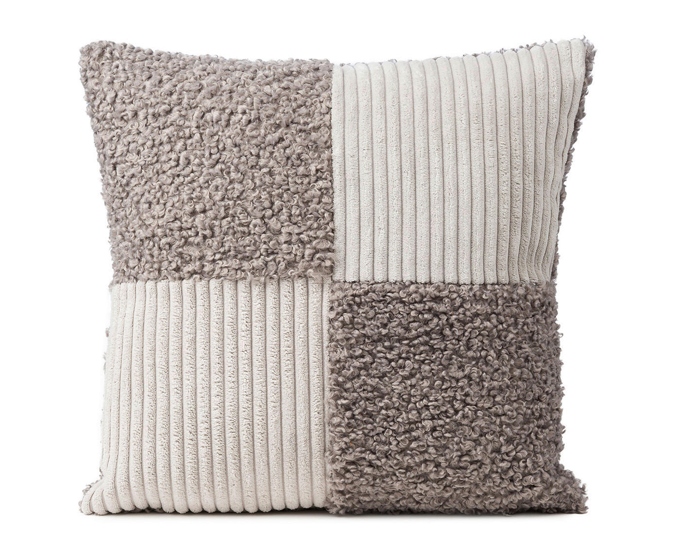 DEKORAČNÍ POLŠTÁŘ 50/50 cm - světle šedá, Basics, textil (50/50cm) - Novel