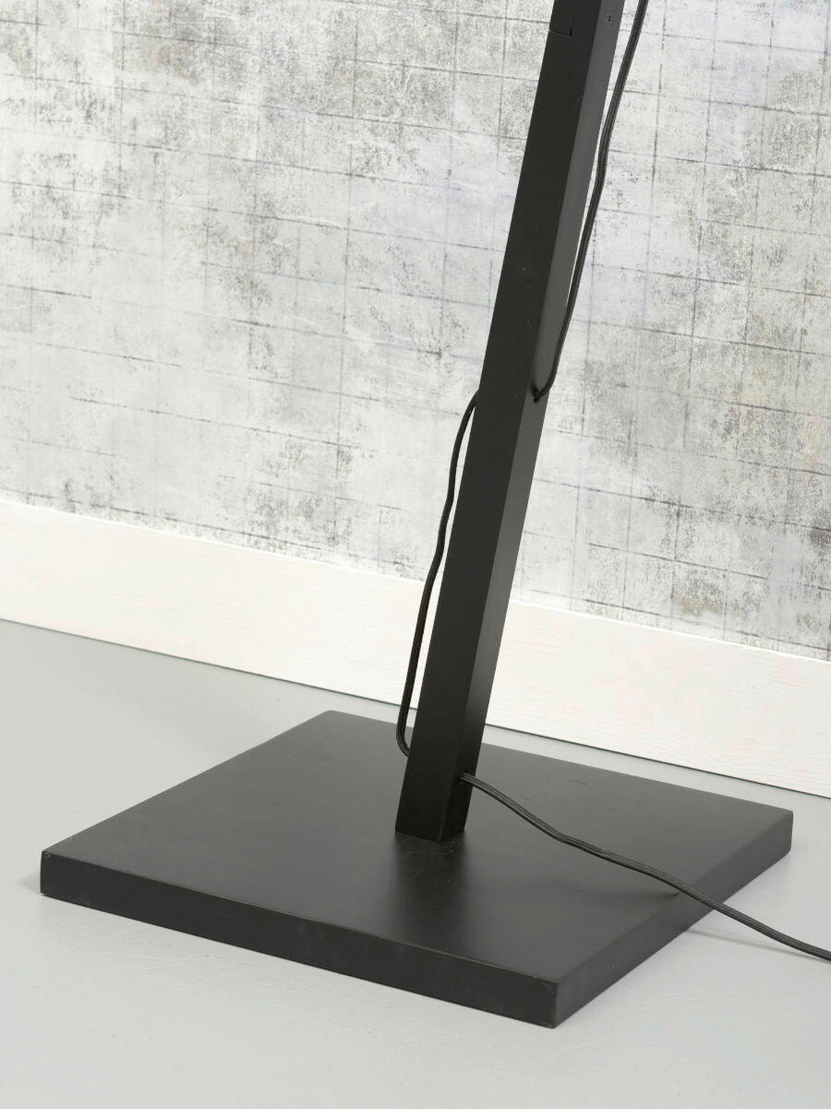 Lampadar - culoare natur/negru, Trend (80/60/176cm) - Good & Mojo