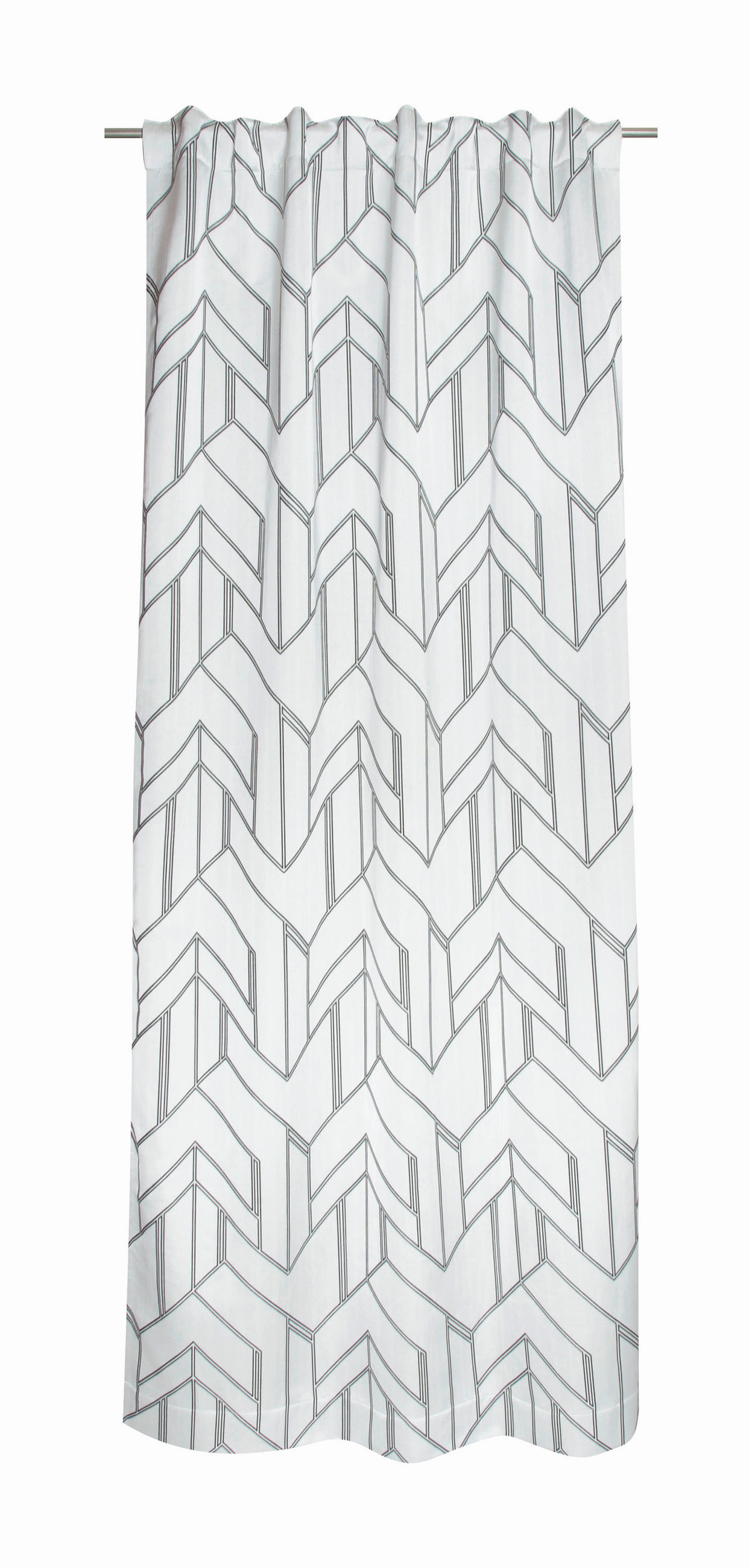 FERTIGVORHANG  blickdicht  130/250 cm   - Creme/Grau, Basics, Textil (130/250cm) - Schöner Wohnen