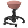 BÜROHOCKER 55/45,66/55 cm  - Schwarz/Rosa, Basics, Kunststoff/Textil (55/45,66/55cm) - Aeris