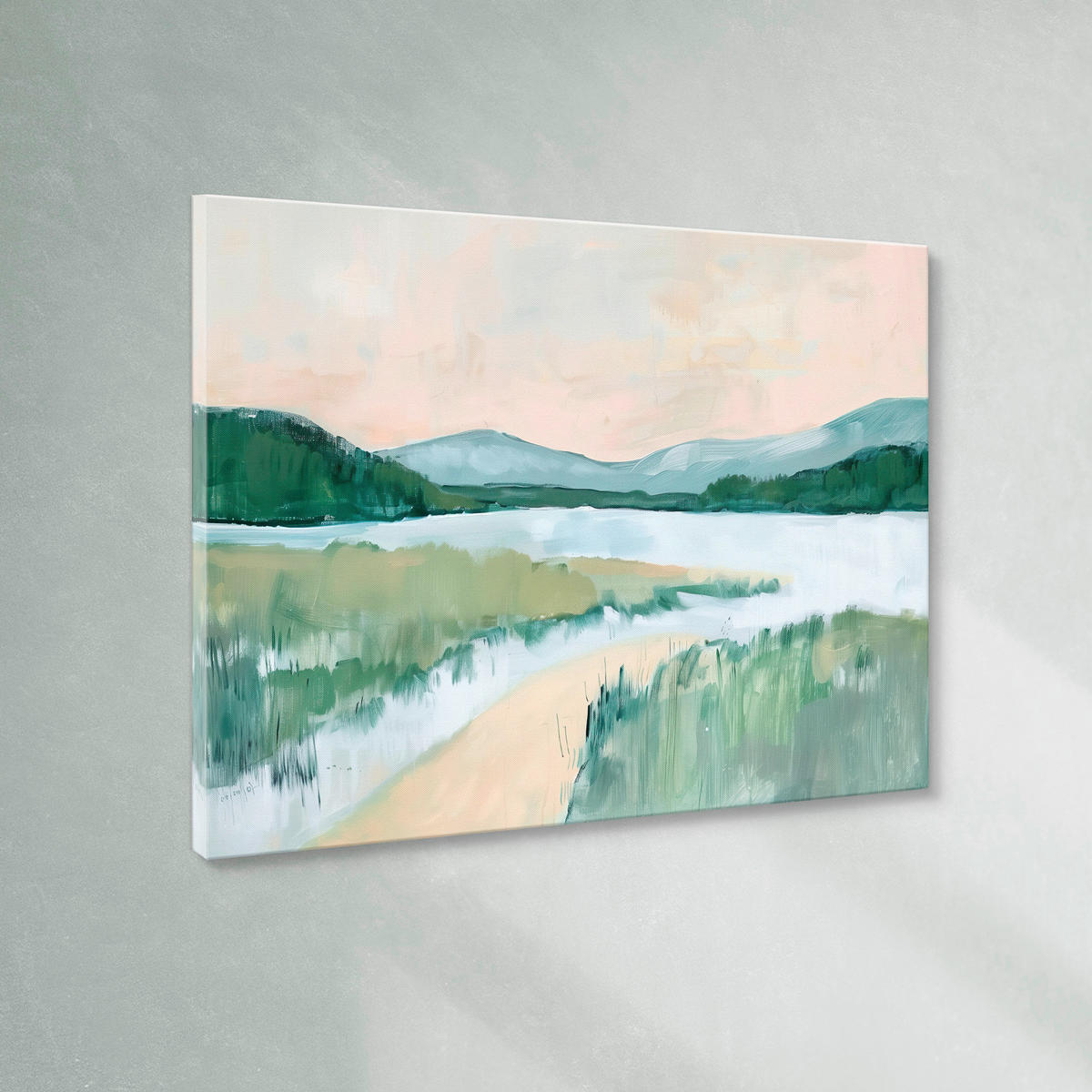 LEINWANDBILD Landschaft & Natur 70/100 cm  - Multicolor, Basics, Holz/Textil (70/100cm)