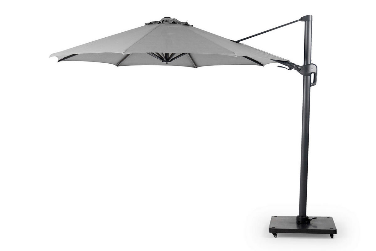 AMPELSCHIRM   - Anthrazit/Hellgrau, Basics, Textil/Metall (350/255cm) - Tierra Outdoor