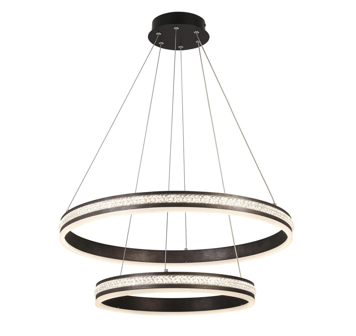 VISEČA LED-SVETILKA   40 W/5600 lm/4000 K/220-240 V/ - črna, Basics, kovina/umetna masa (60/120cm) - Ambiente