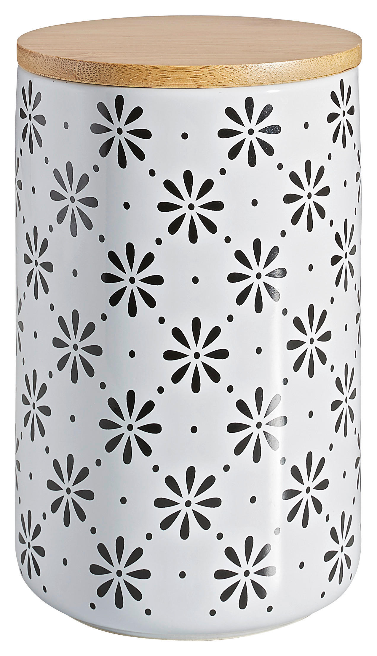 ÉTELTÁROLÓ DOBOZ  1,3 l  - barna/fekete, Lifestyle, fa/kerámia (12/18cm) - Landscape