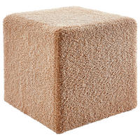 TABURE tekstil, drvni materijal  bež        - bež/crna, Moderno, drvni materijal/tekstil (40/40/40cm) - MID.YOU